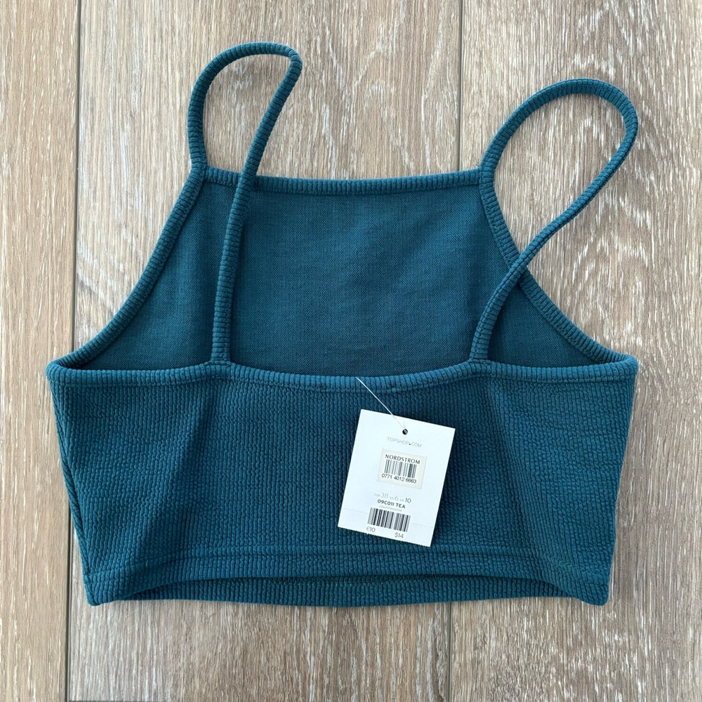 NWT Topshop Ribbed Cropped Tank